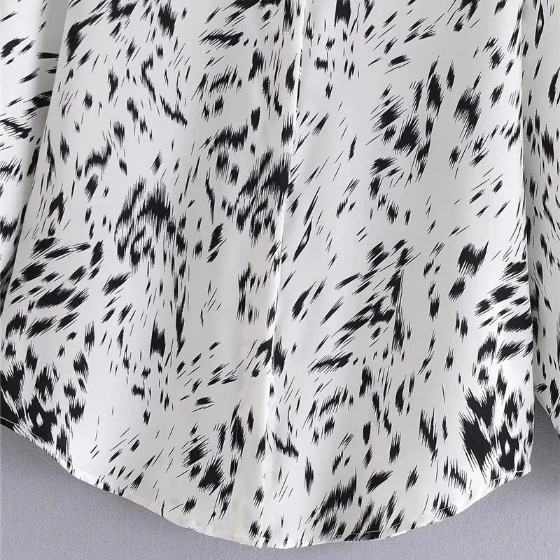 ANIMAL PRINT LOOSE SHIRT
