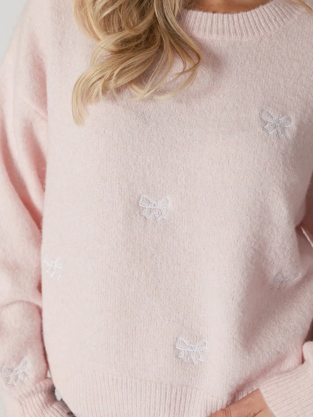 Avery Crewneck - Soft Pink
