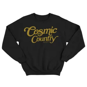 Black Cosmic Country Sweater