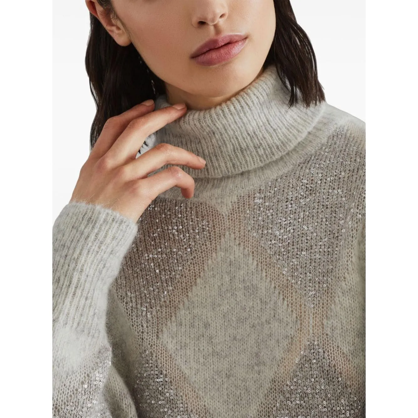 Brunello Cucinelli Sweaters Grey