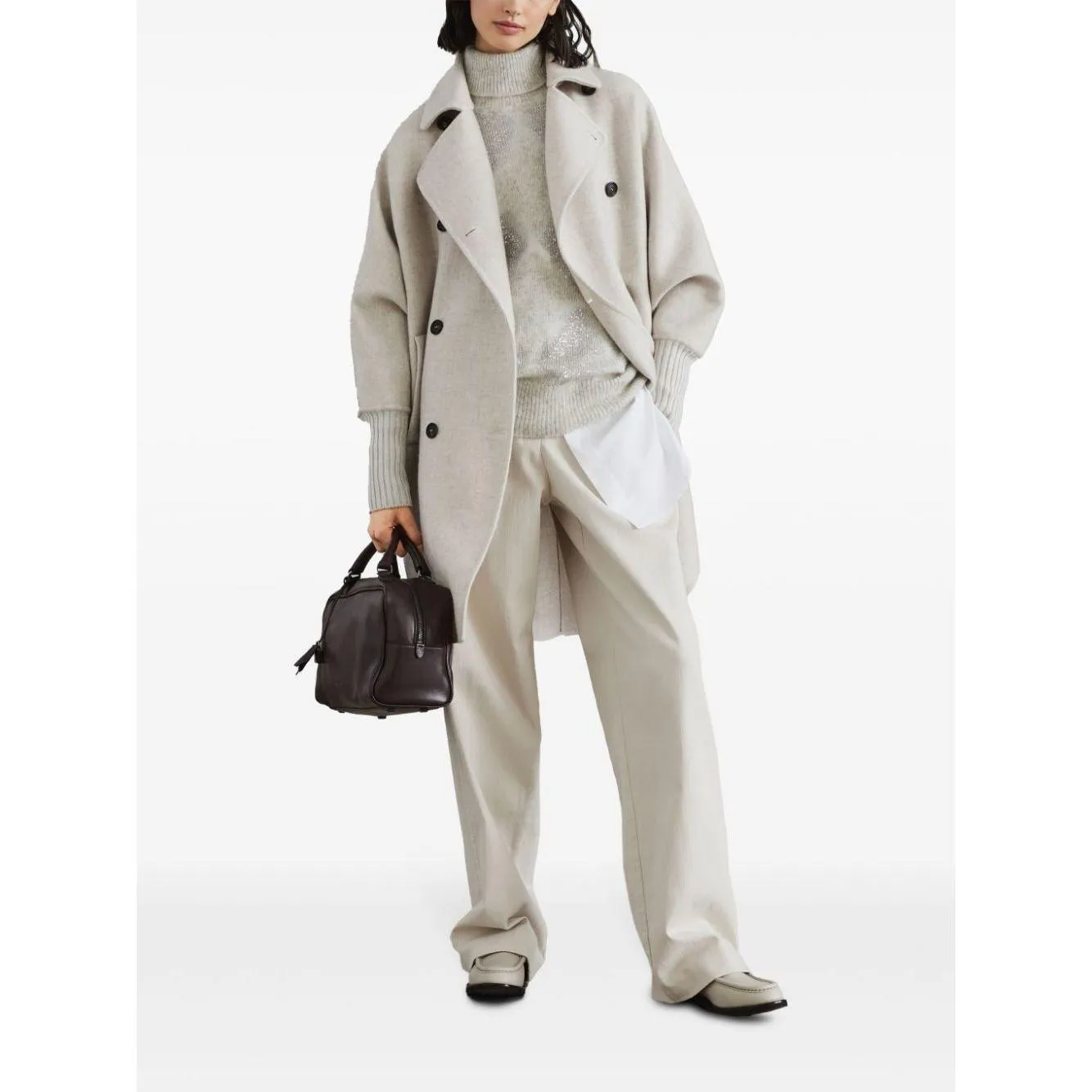 Brunello Cucinelli Sweaters Grey