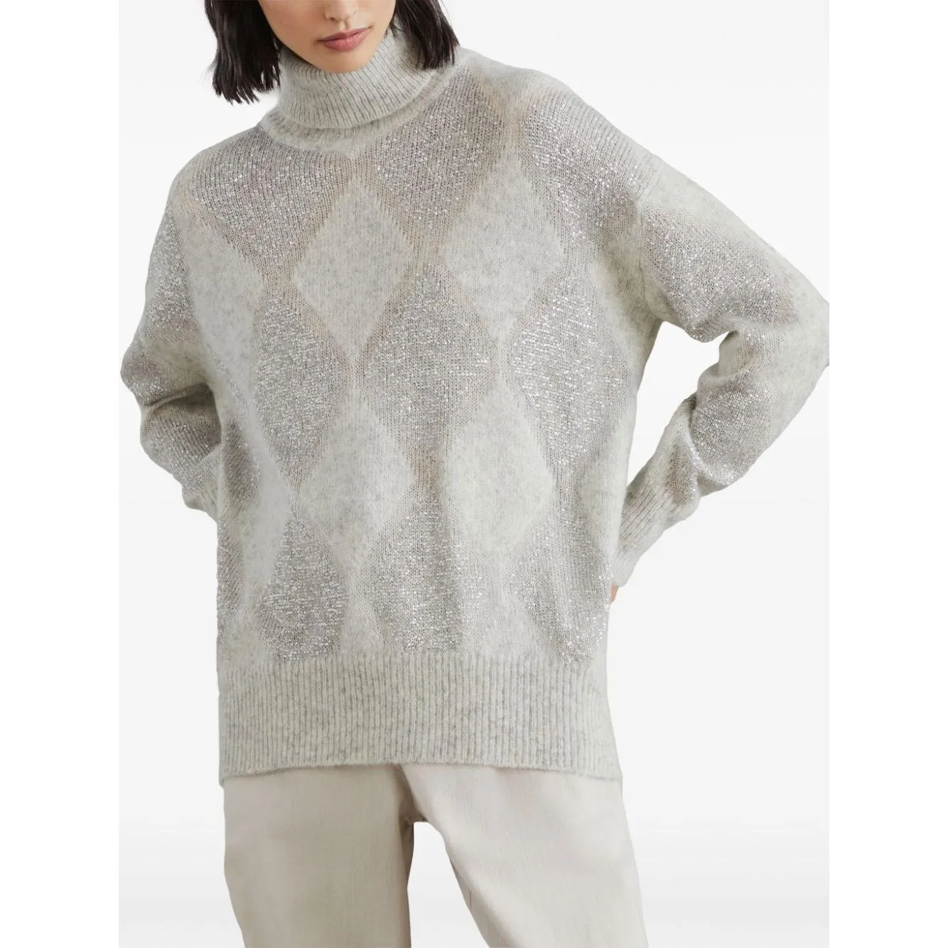 Brunello Cucinelli Sweaters Grey