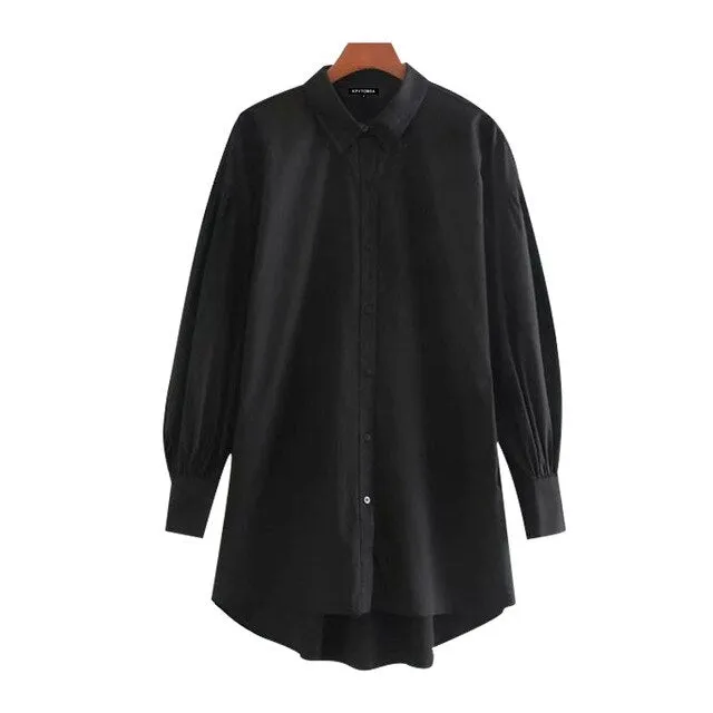 BUTTON-UP LOOSE SHIRT