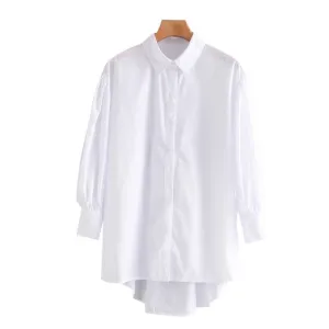 BUTTON-UP LOOSE SHIRT