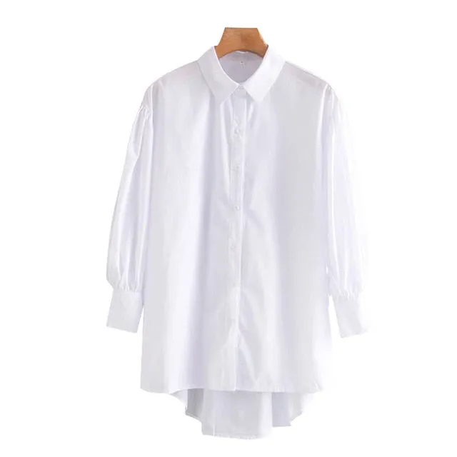 BUTTON-UP LOOSE SHIRT