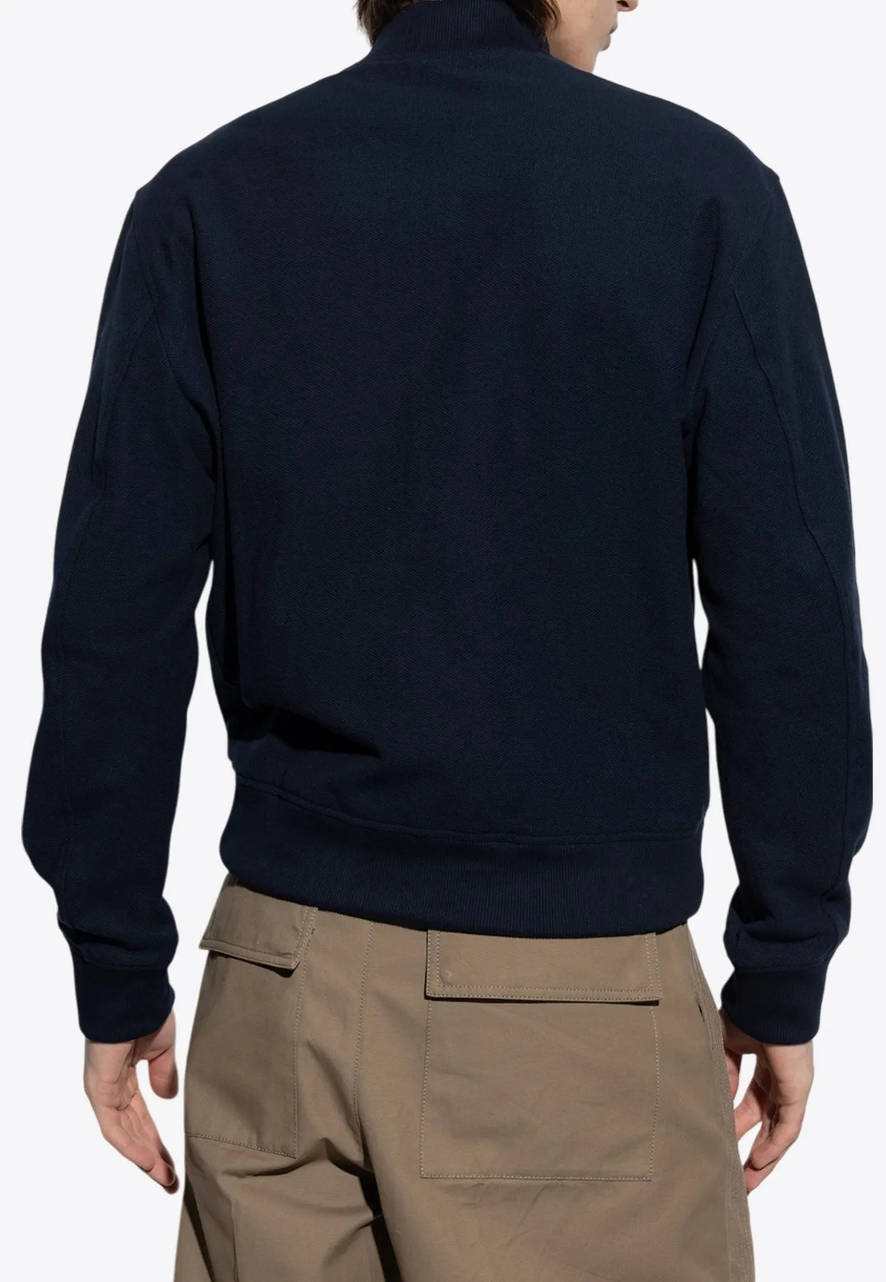 Embroidered Logo Bomber Jacket