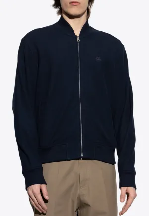 Embroidered Logo Bomber Jacket