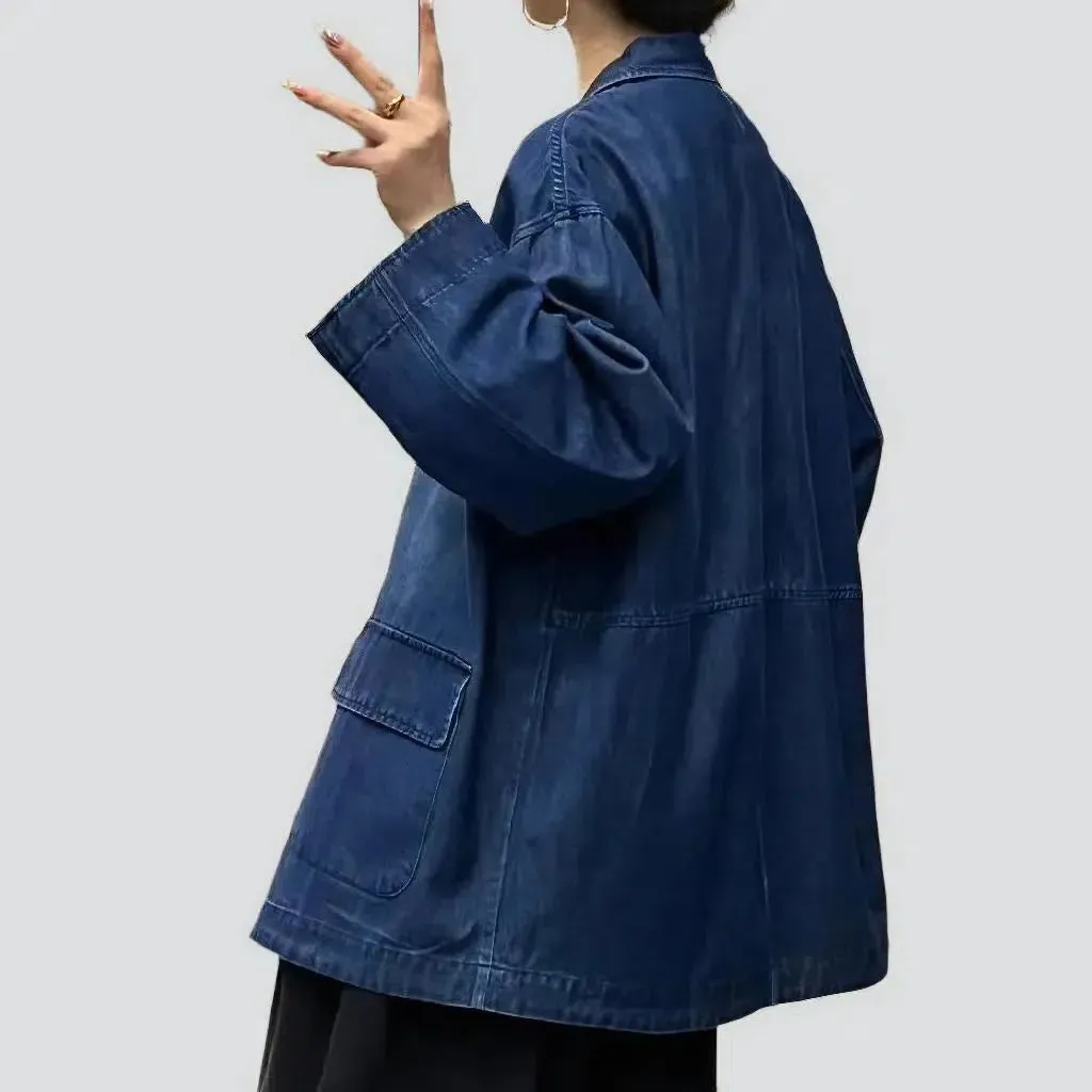 Fashion chore women's jean blazer