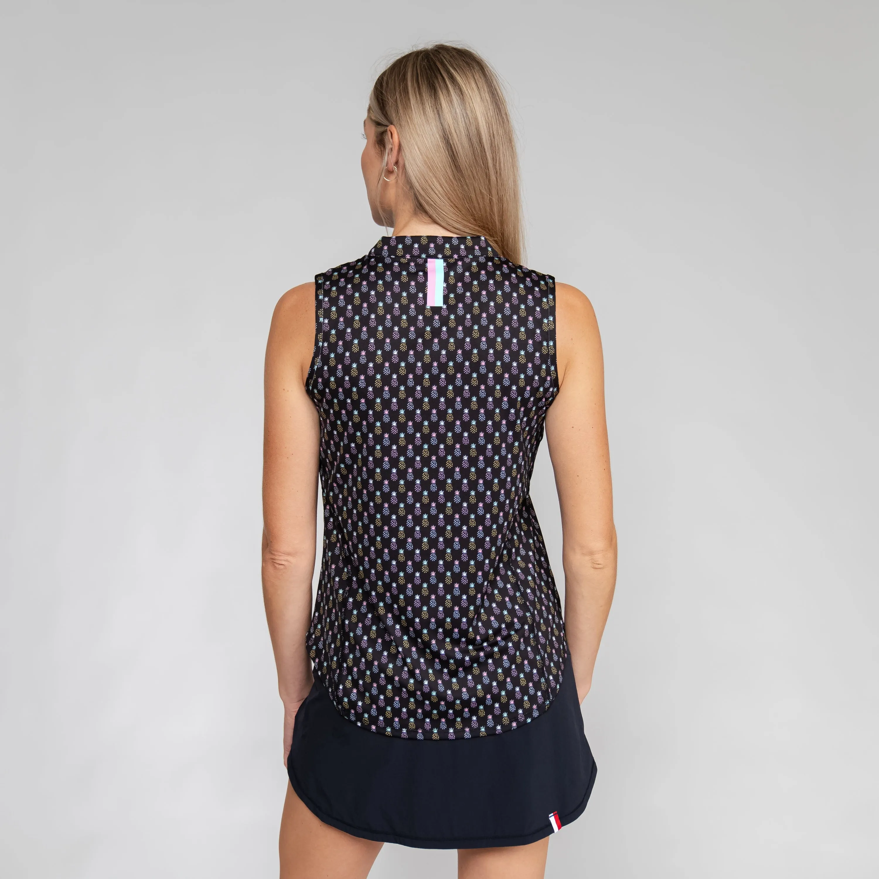 Fineapple Sleeveless Zip | The Fineapple - Black