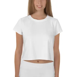 GG - Women's Crop Tee - White
