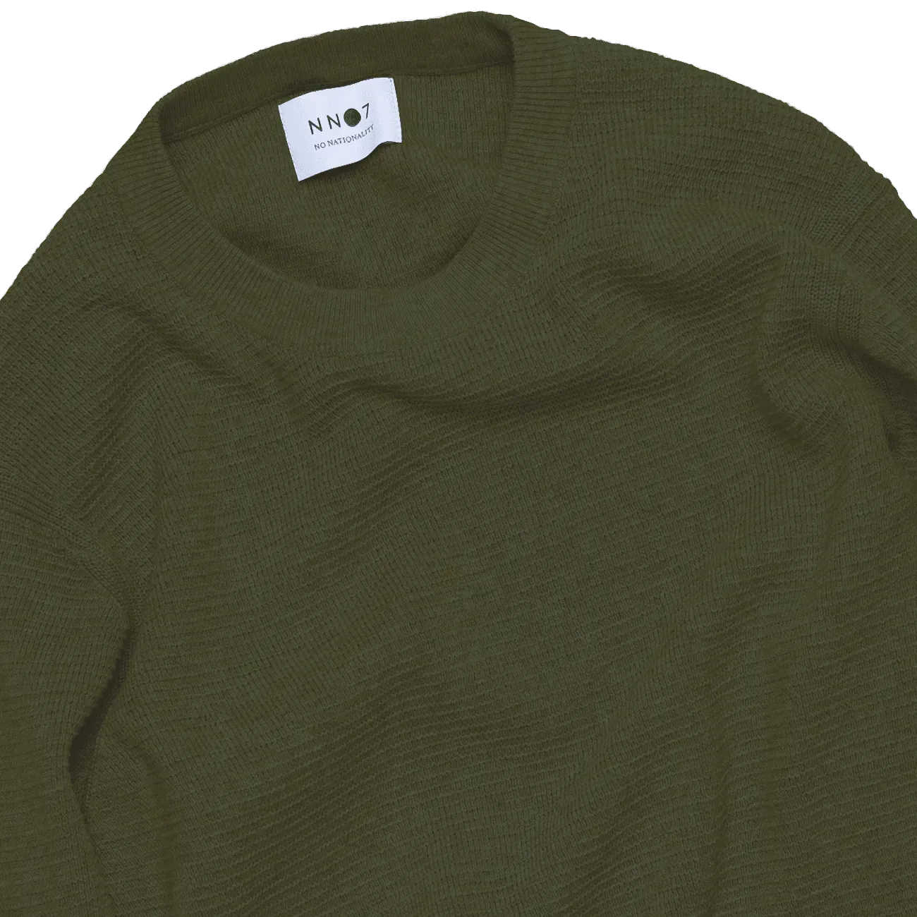 Julian Melange Waffle Knit - Army