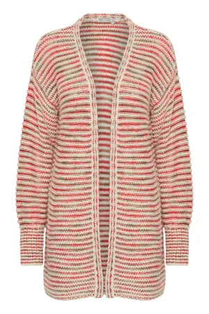 Knitted cardigan Fransa Lea, red