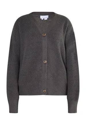 Knitted cardigan Usha Pryam, anthracite