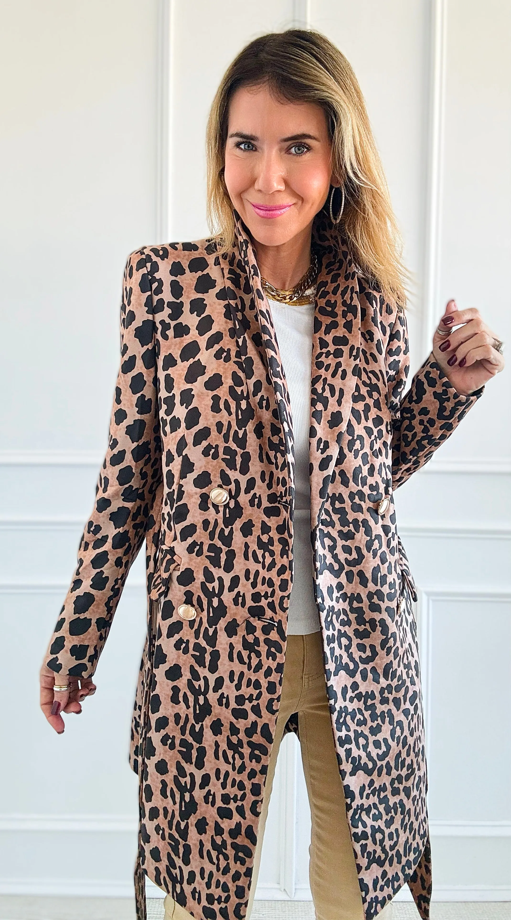 Leo Faux Suede Coat
