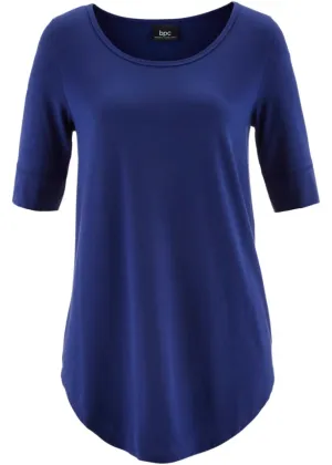 Long half sleeve shirt Bpc Bonprix Collection, blue