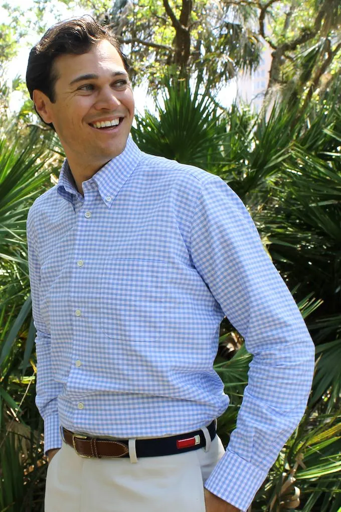 Longmoor: Button Down Shirt - Green