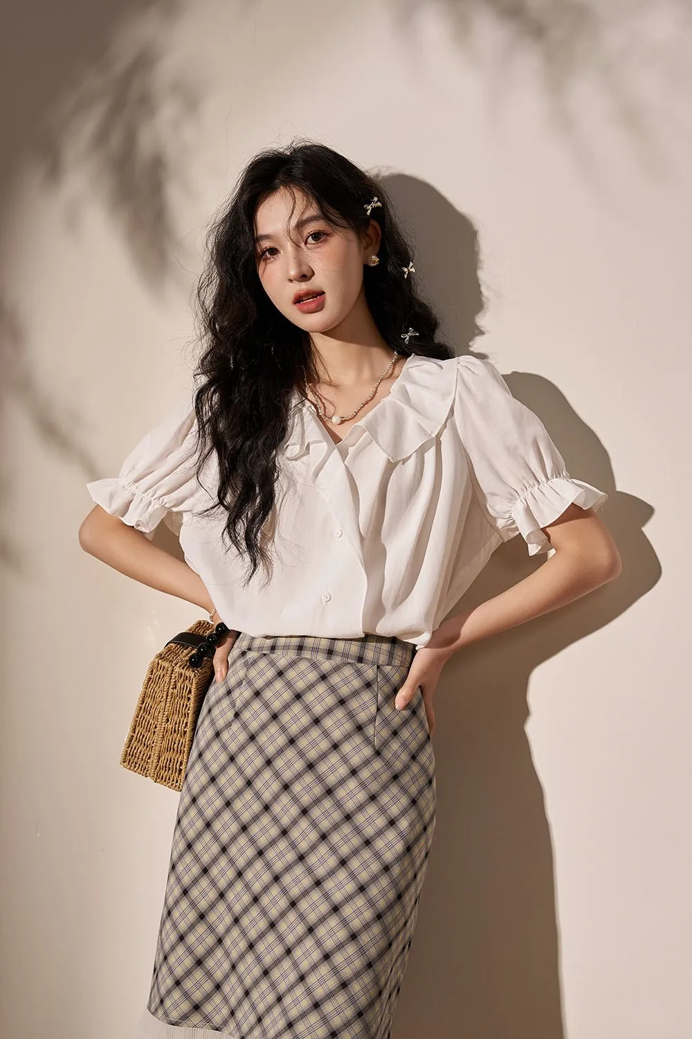 Puff Sleeve Blouse for Women