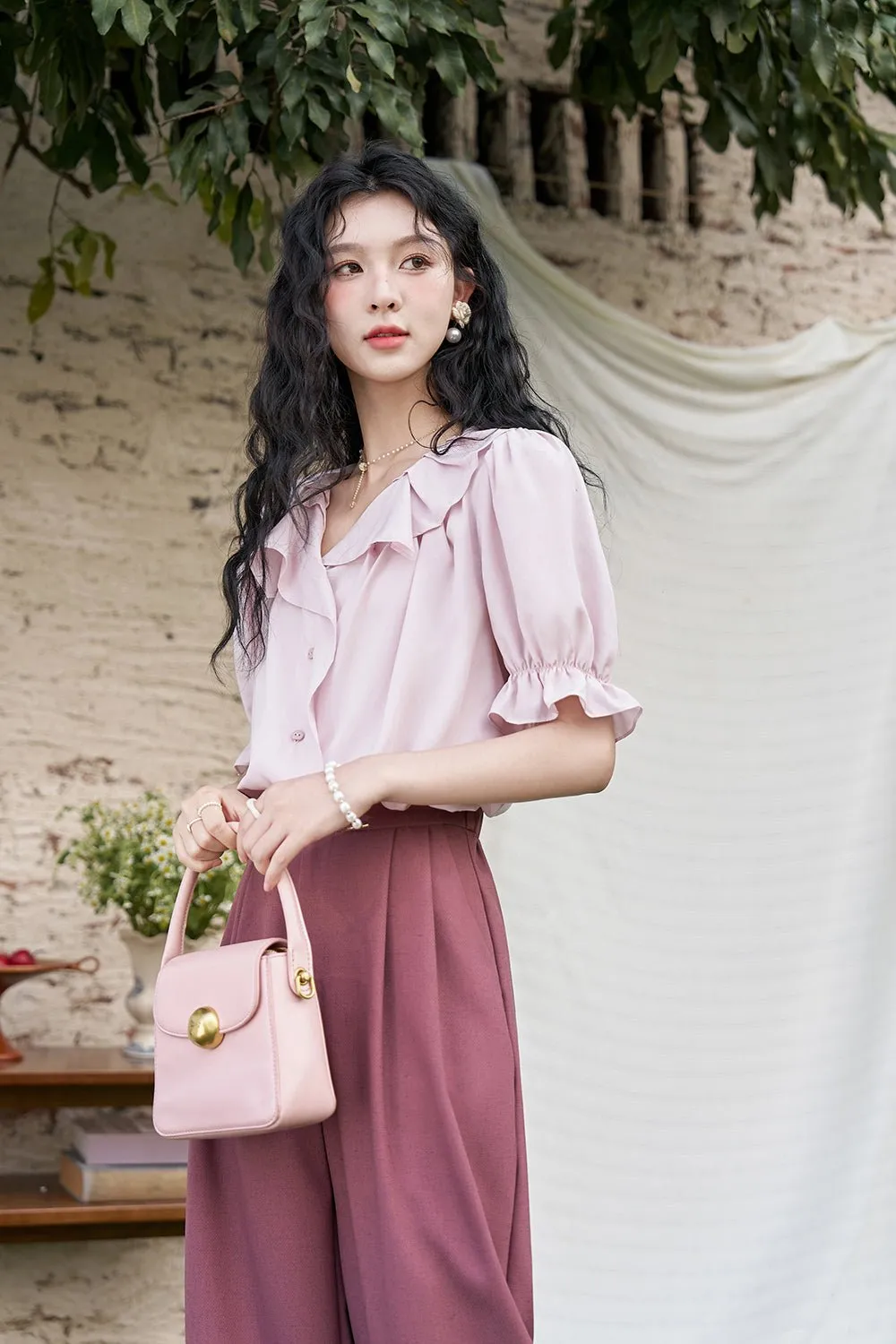Puff Sleeve Blouse for Women