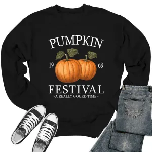 Pumpkin Festival 1968 Thanksgiving Crewneck Sweatshirt