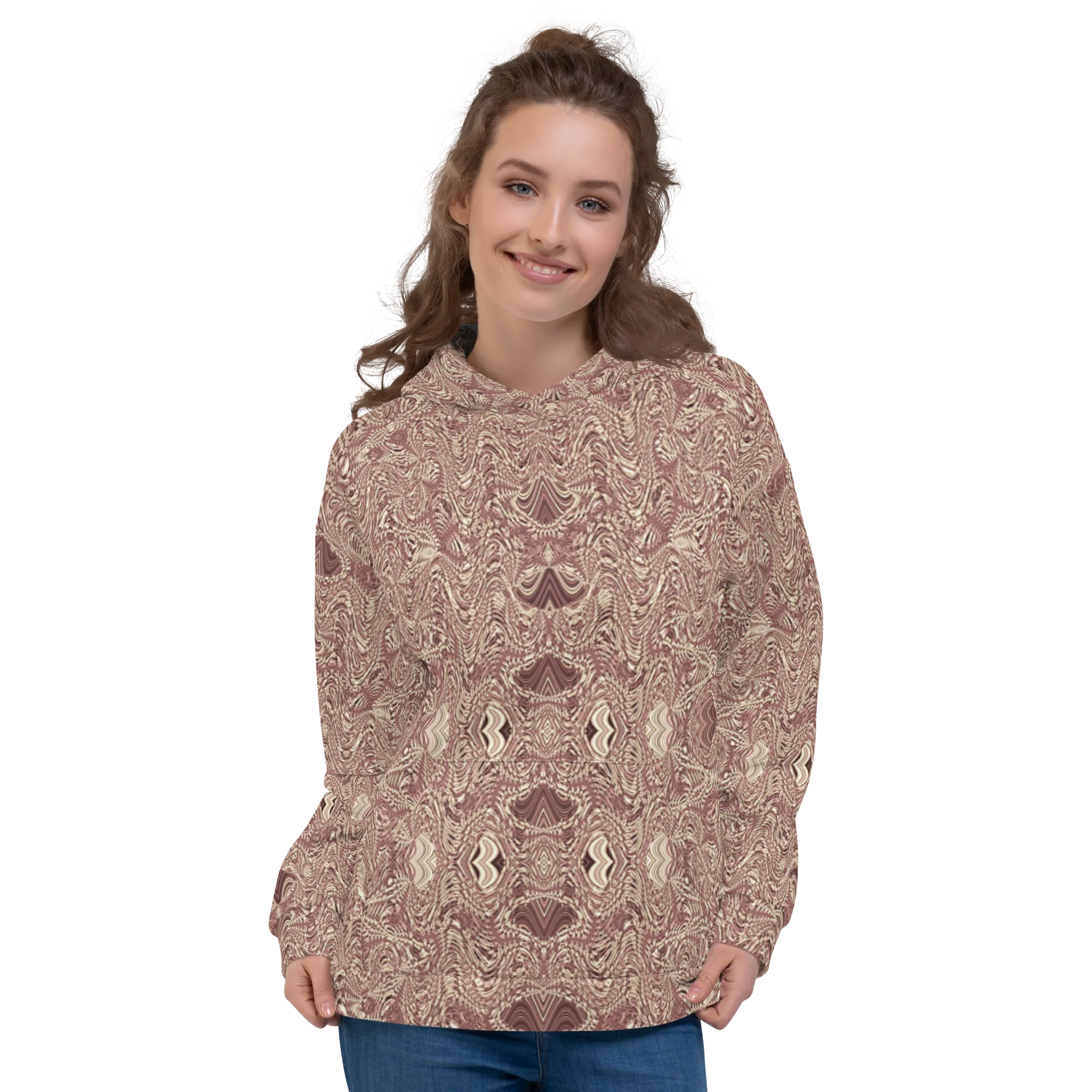 Recursia Alchemical Vision I Women's Hoodie In Pink
