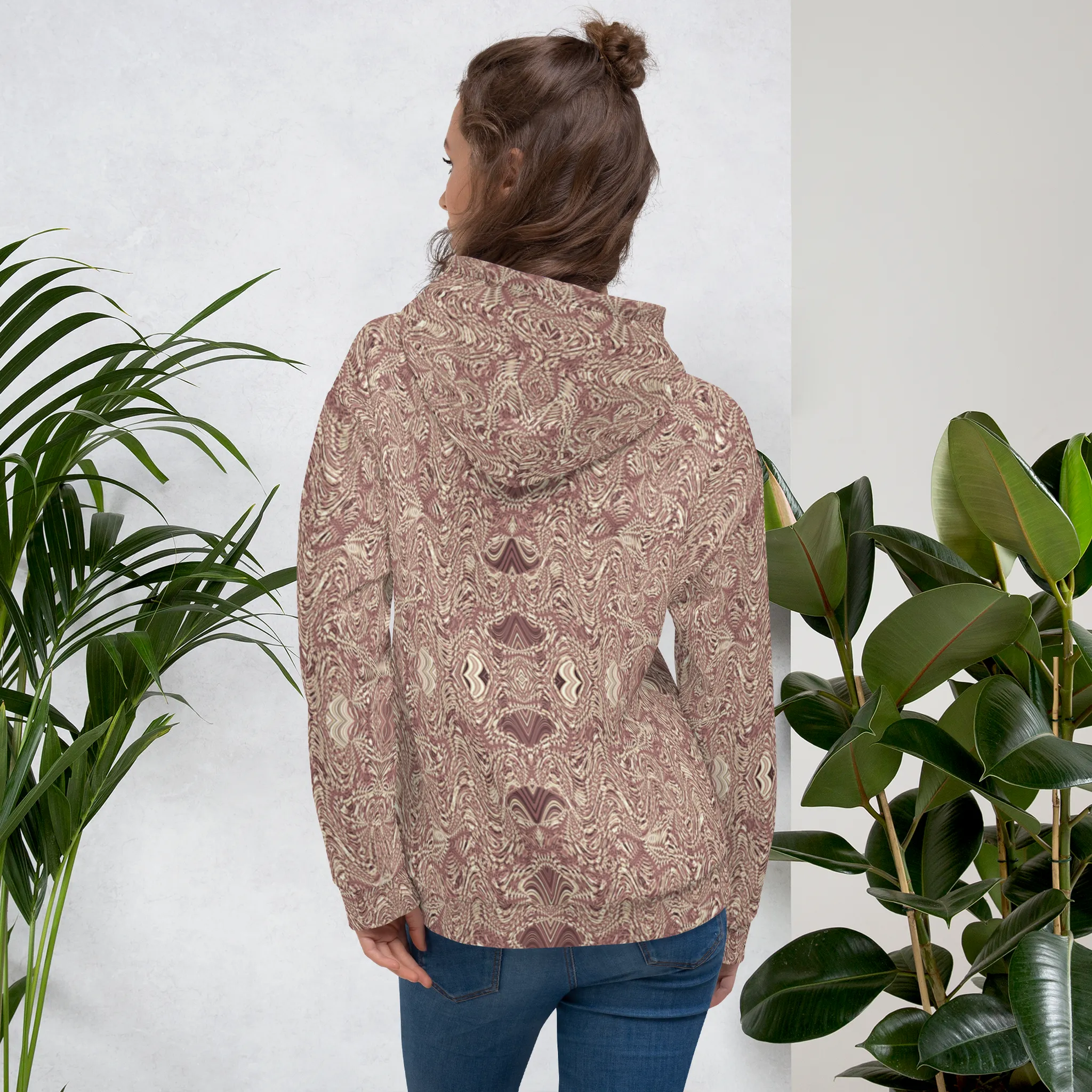 Recursia Alchemical Vision I Women's Hoodie In Pink