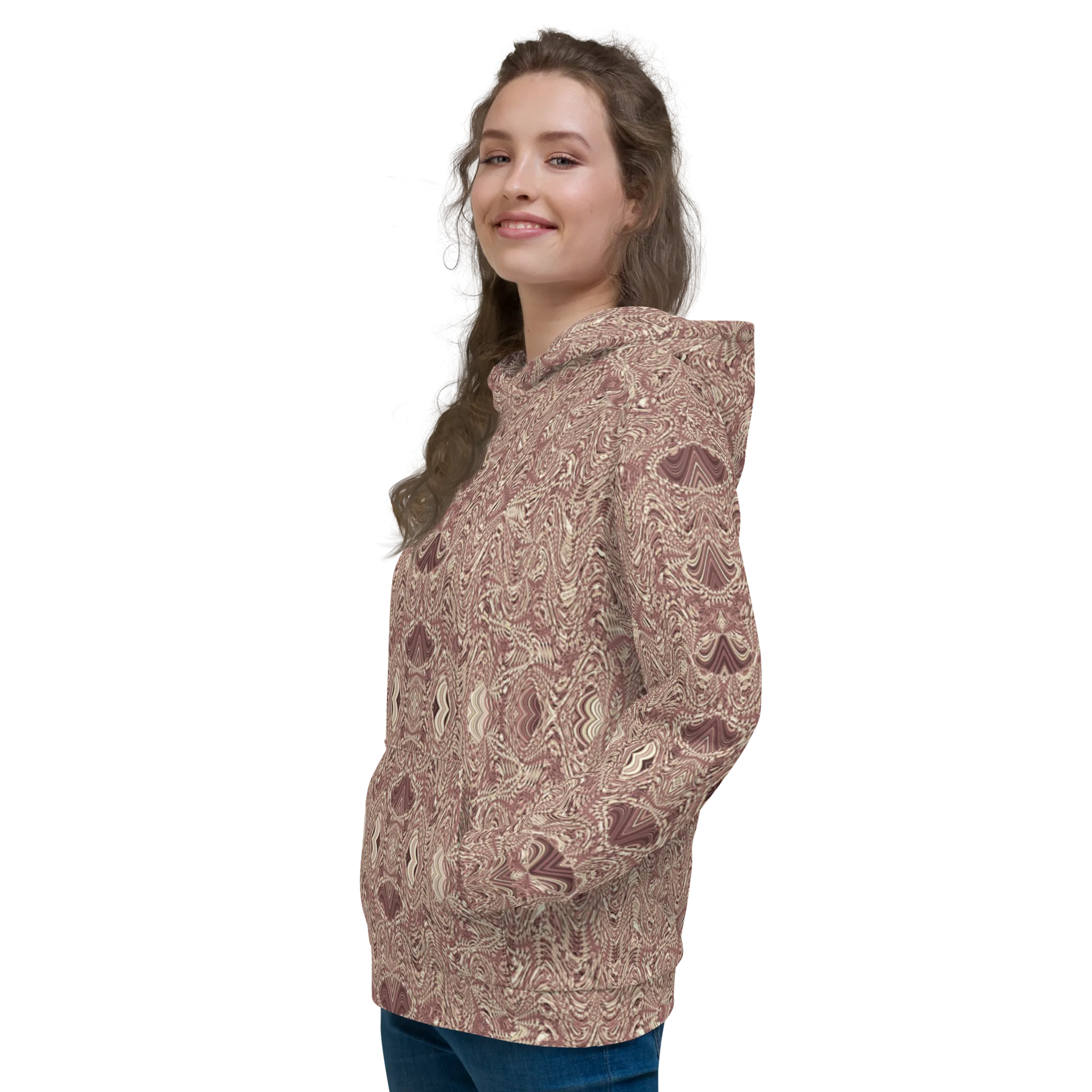 Recursia Alchemical Vision I Women's Hoodie In Pink
