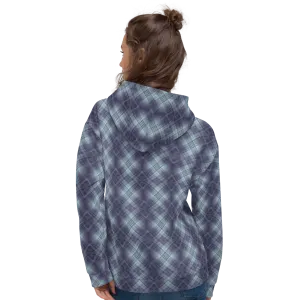 Recursia Argyle Rewired I Women's Hoodie In Blue