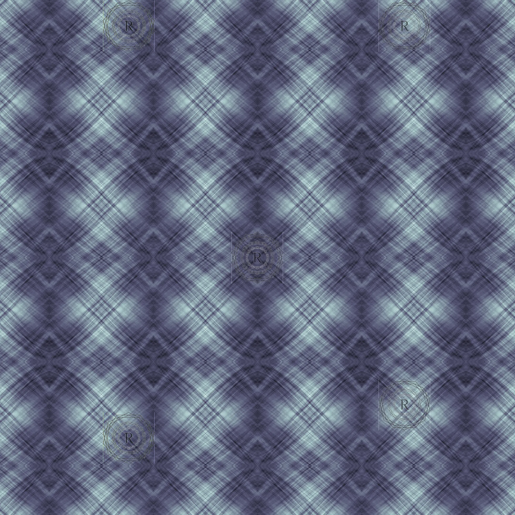 Recursia Argyle Rewired I Women's Hoodie In Blue