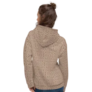 Recursia Contemplative Jaguar I Women's Hoodie In Pink