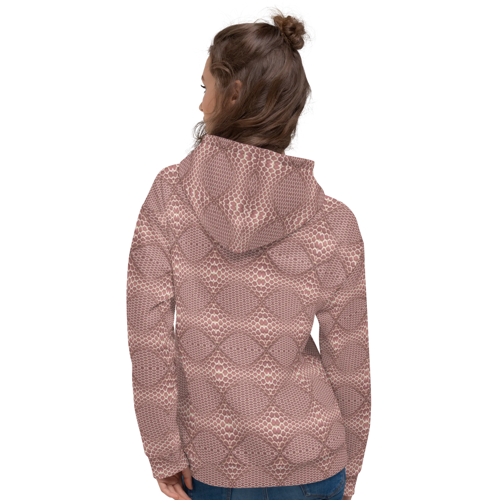 Recursia Illusions Game Women's Hoodie In Pink
