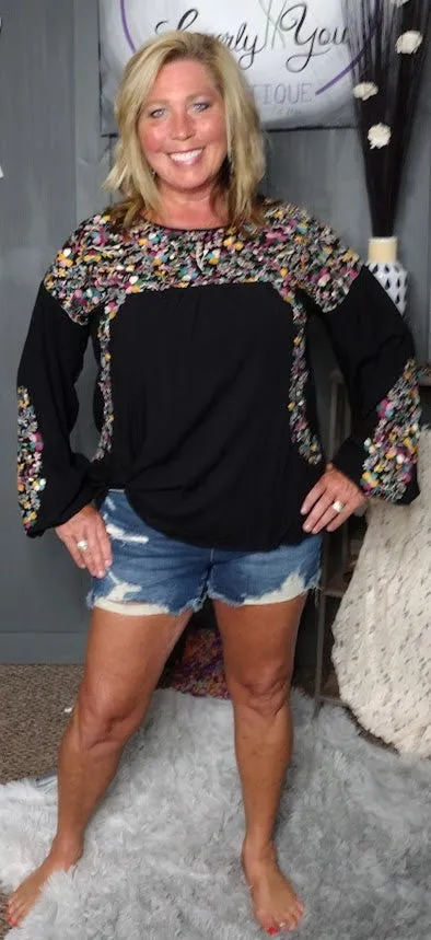 Simply Beautiful Flowy Bodice Top