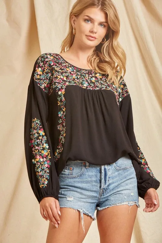 Simply Beautiful Flowy Bodice Top