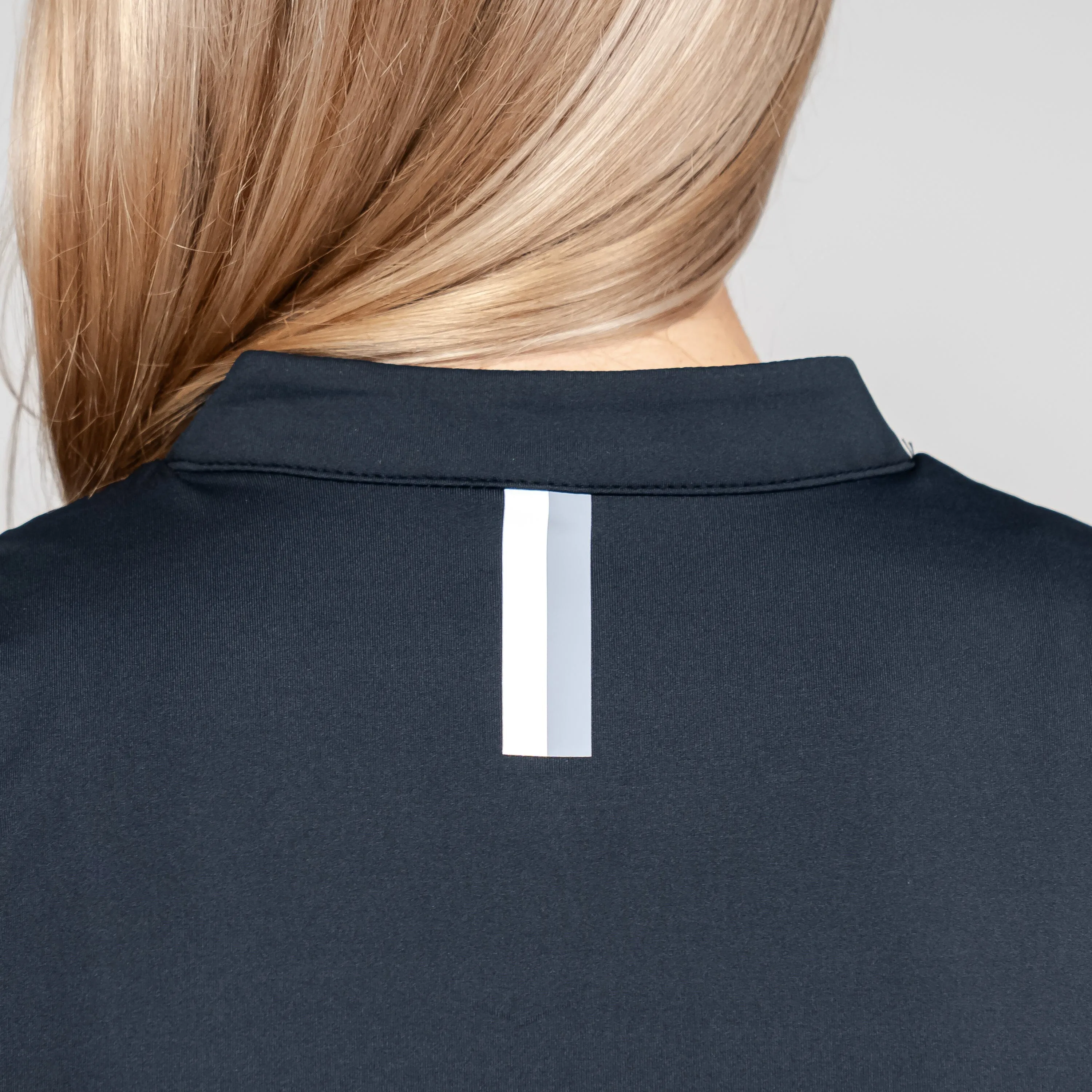 Solid Sleeveless Zip | Solid - Black