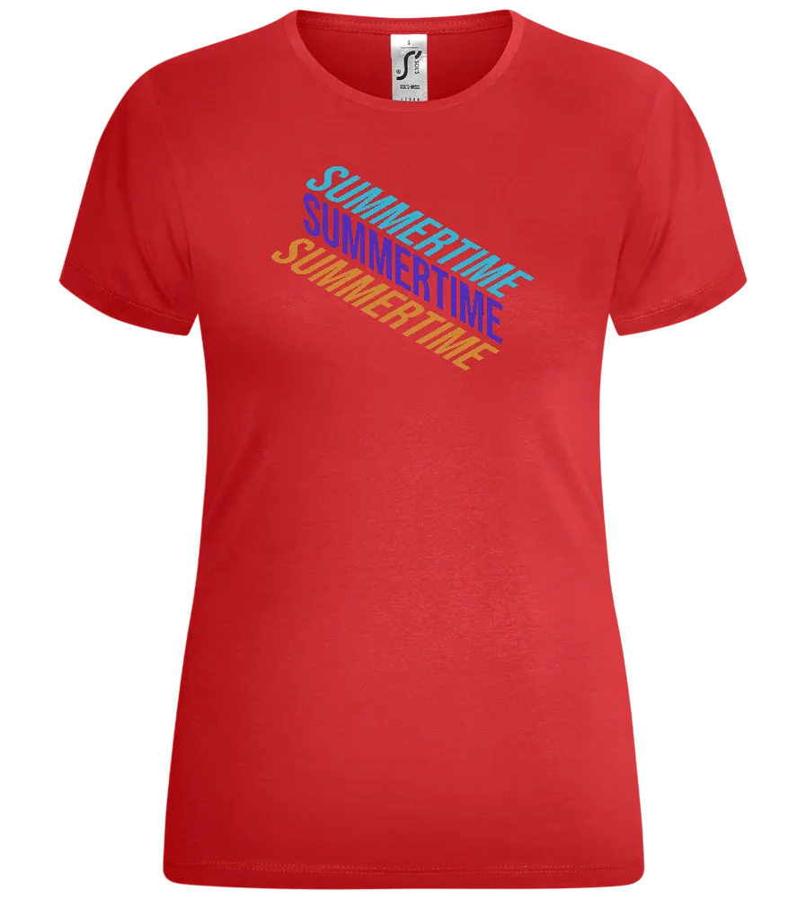 Summertime Design - Comfort women's t-shirt