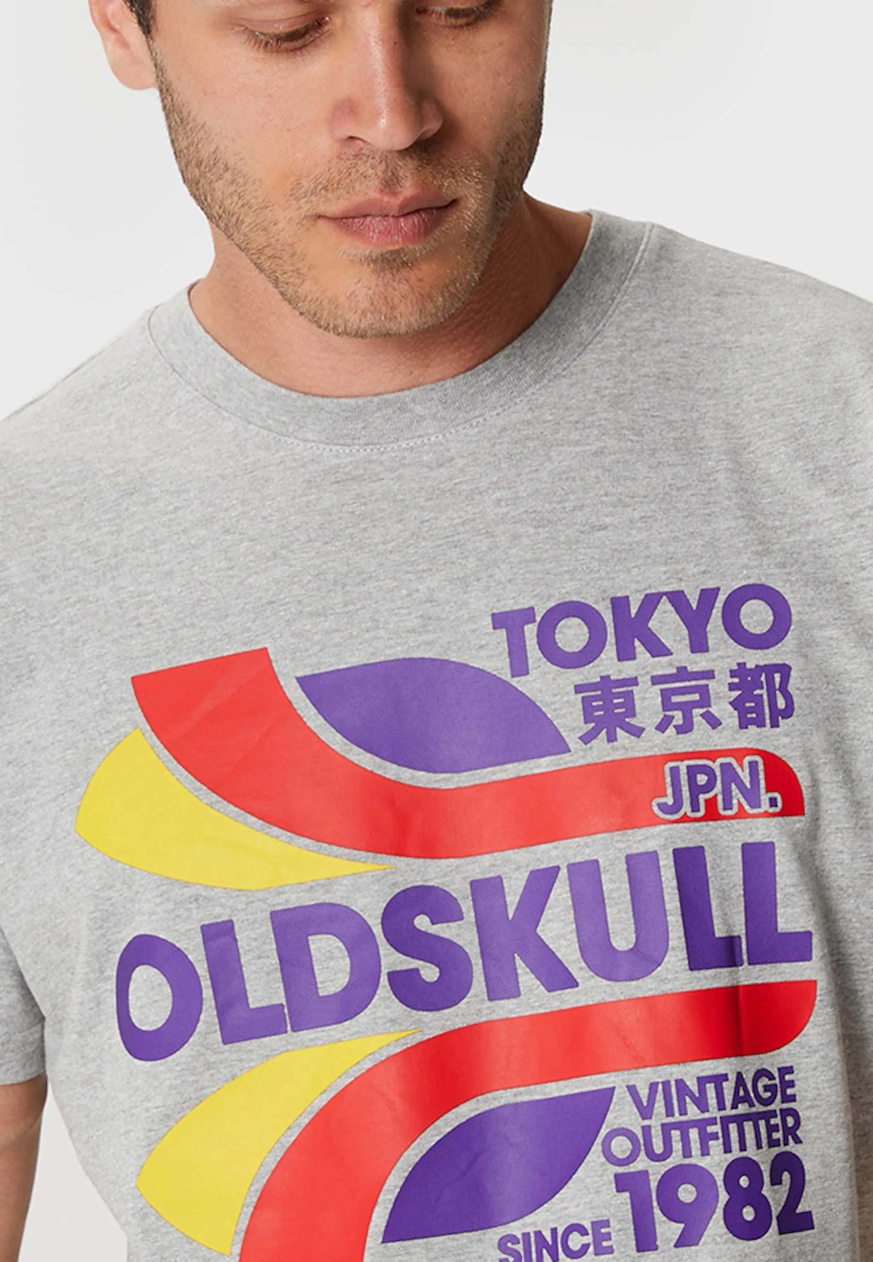 Tokyopolis T-Shirt Heather Grey