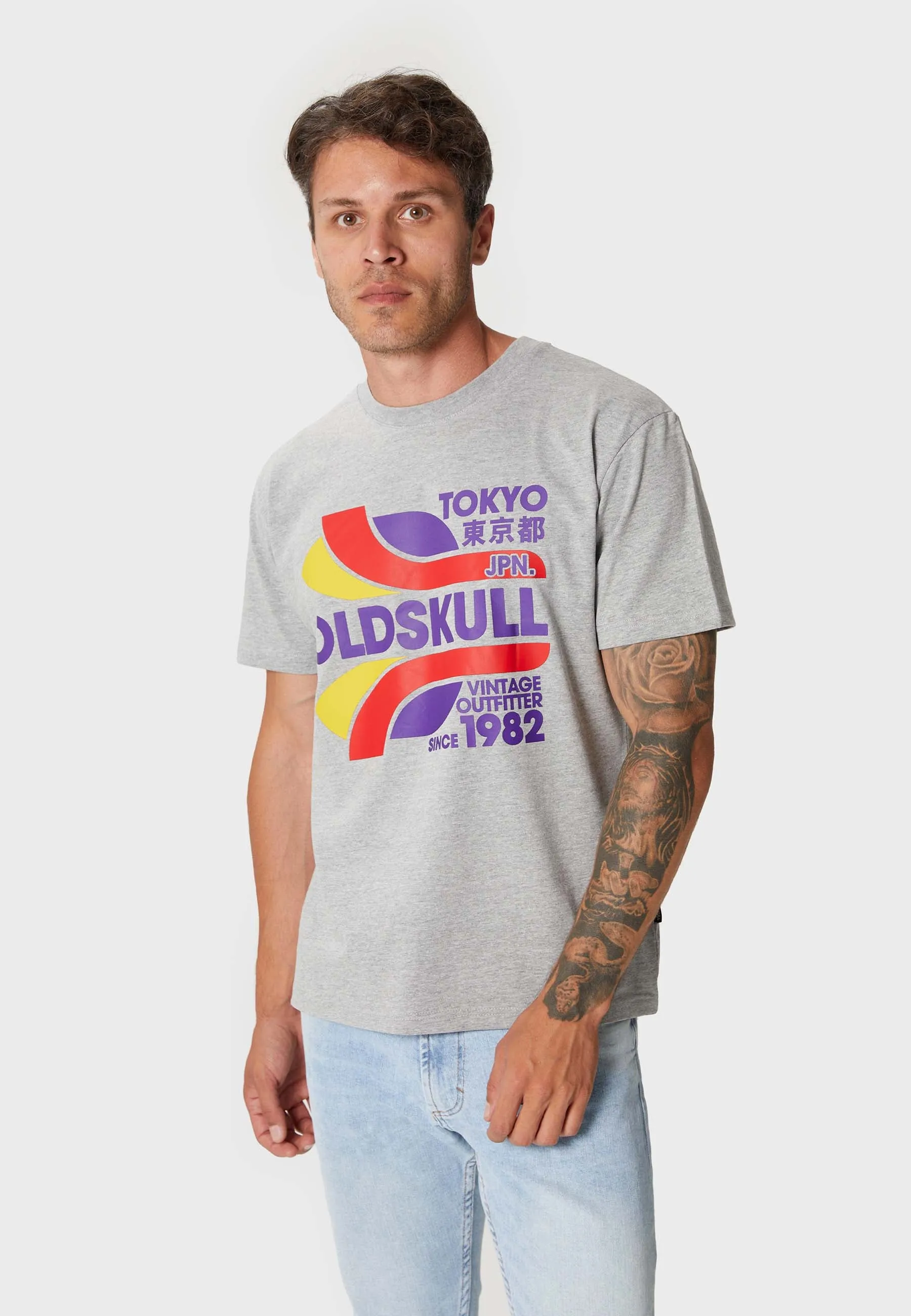 Tokyopolis T-Shirt Heather Grey