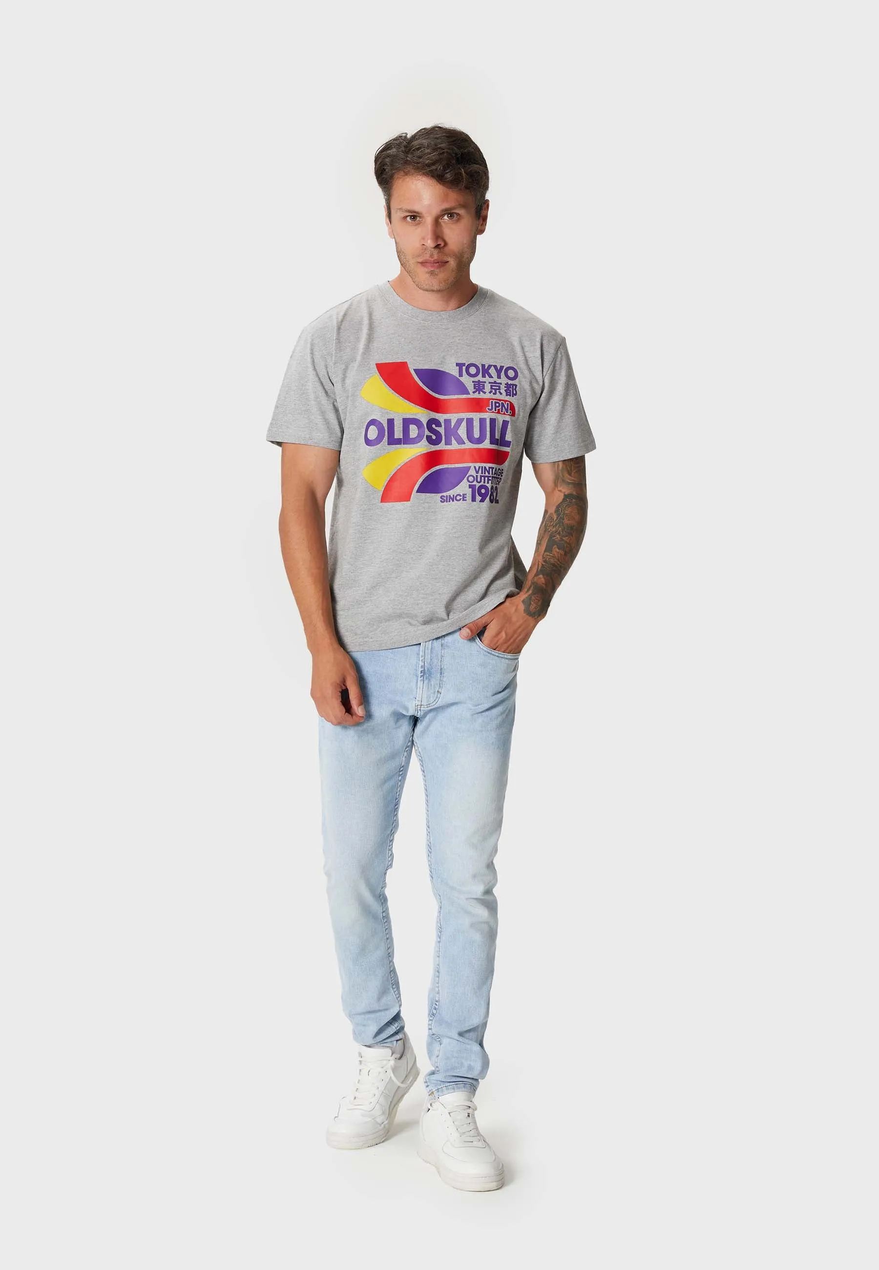 Tokyopolis T-Shirt Heather Grey