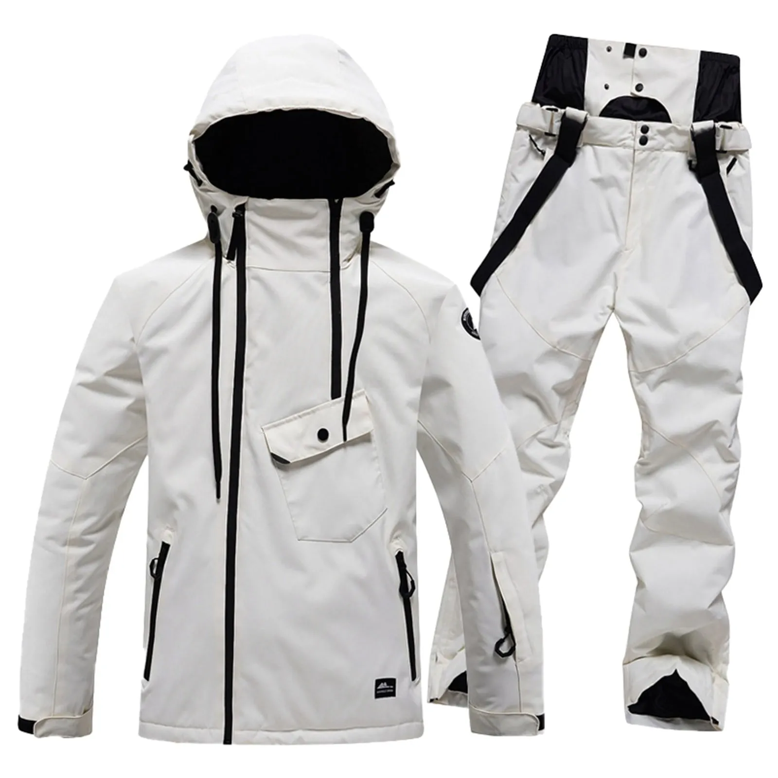 valiant Women's Solid Color Ski Suit Windproof Warm And Breathable Winter Skiing Equipment