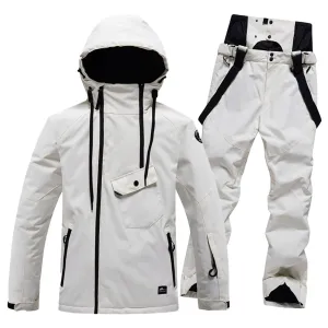 valiant Women's Solid Color Ski Suit Windproof Warm And Breathable Winter Skiing Equipment