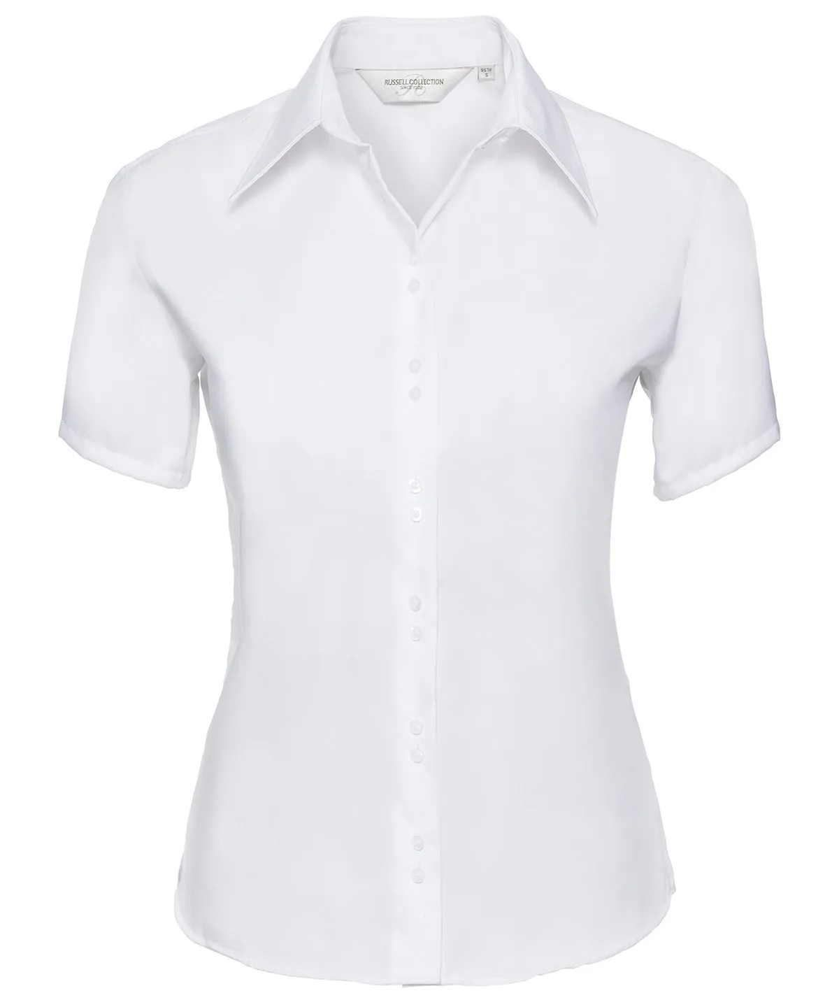 White - Women's short sleeve ultimate non-iron shirt