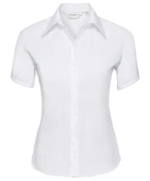 White - Women's short sleeve ultimate non-iron shirt