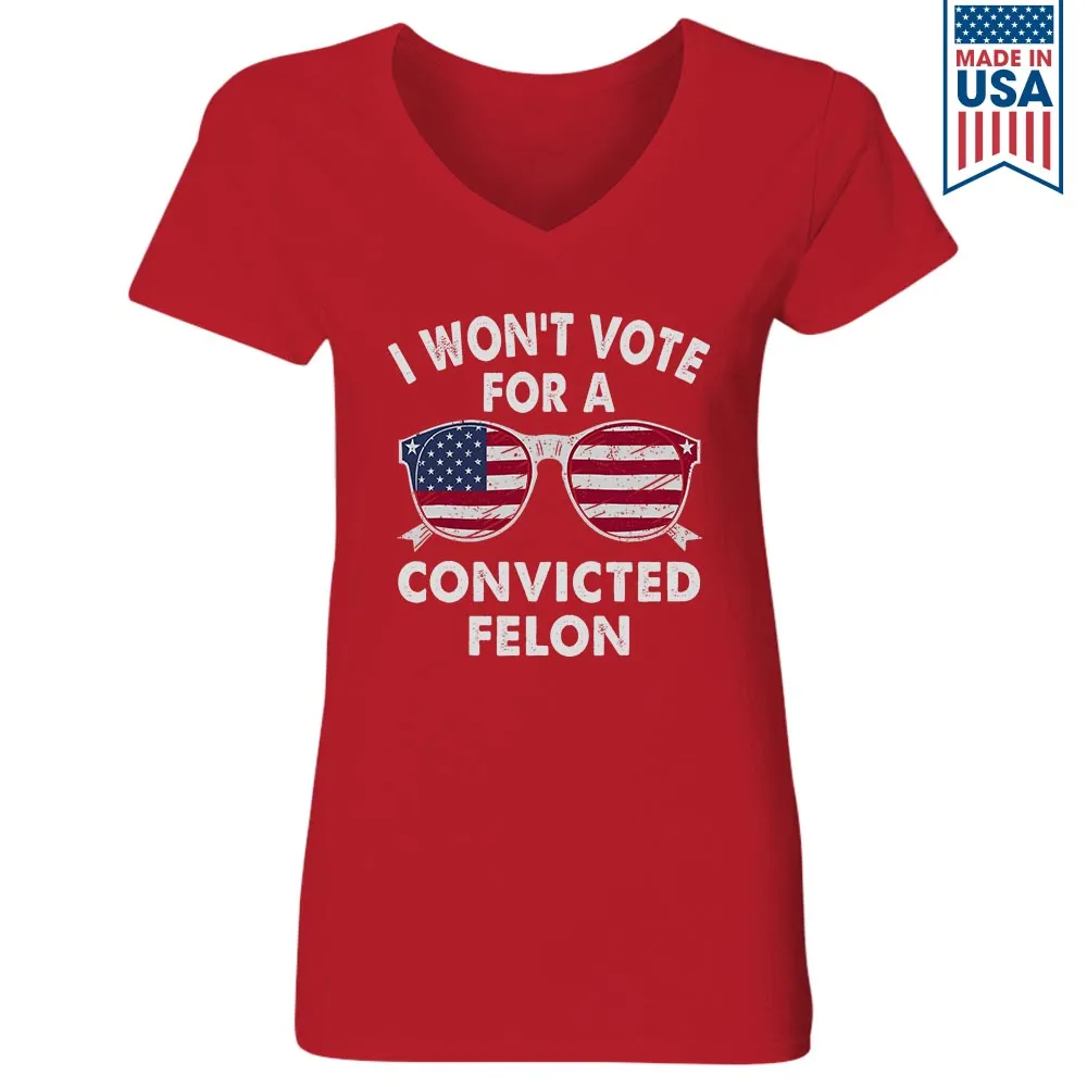 Women's V-neck T-shirt TSVB606