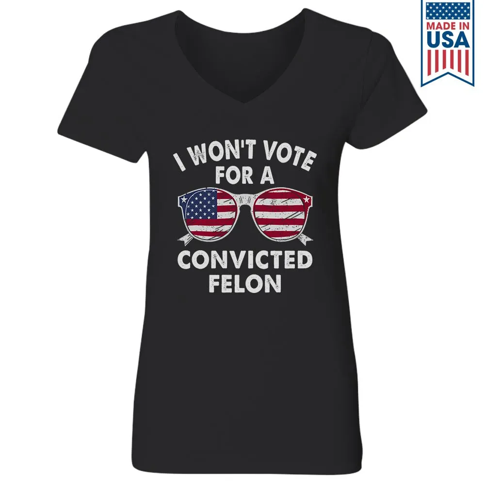 Women's V-neck T-shirt TSVB606