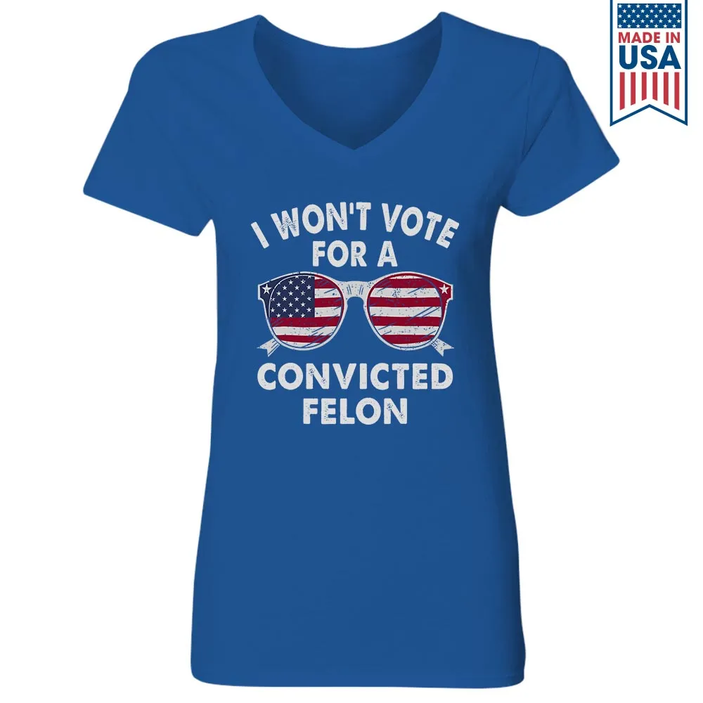 Women's V-neck T-shirt TSVB606