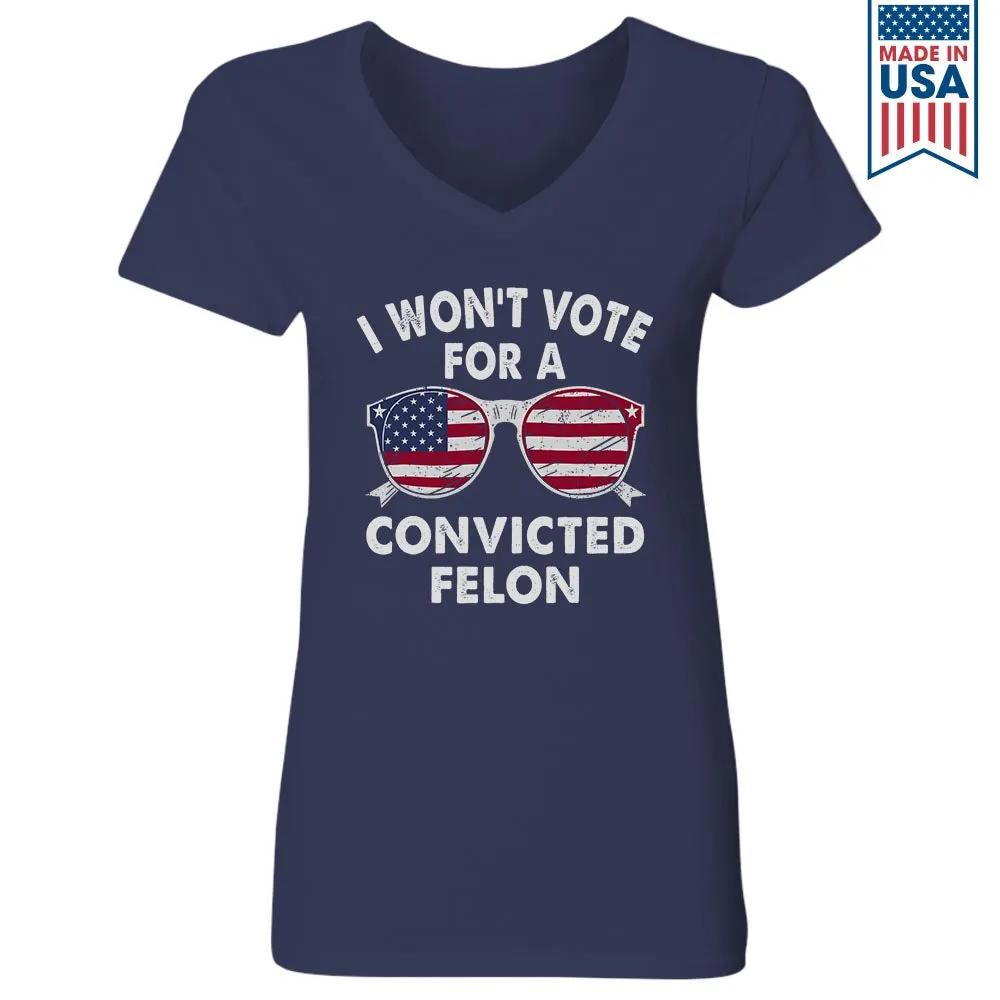 Women's V-neck T-shirt TSVB606