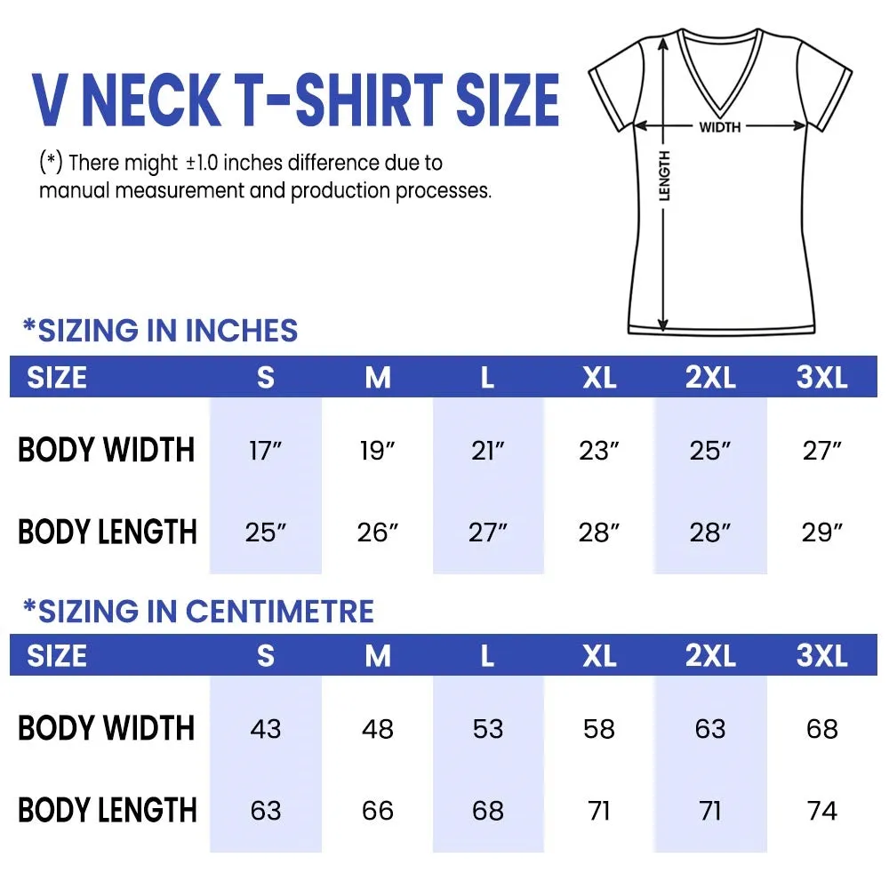 Women's V-neck T-shirt TSVB712