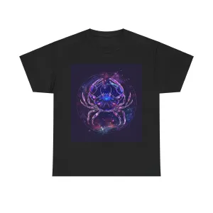Zodiac Cancer Unisex Heavy Cotton Tee